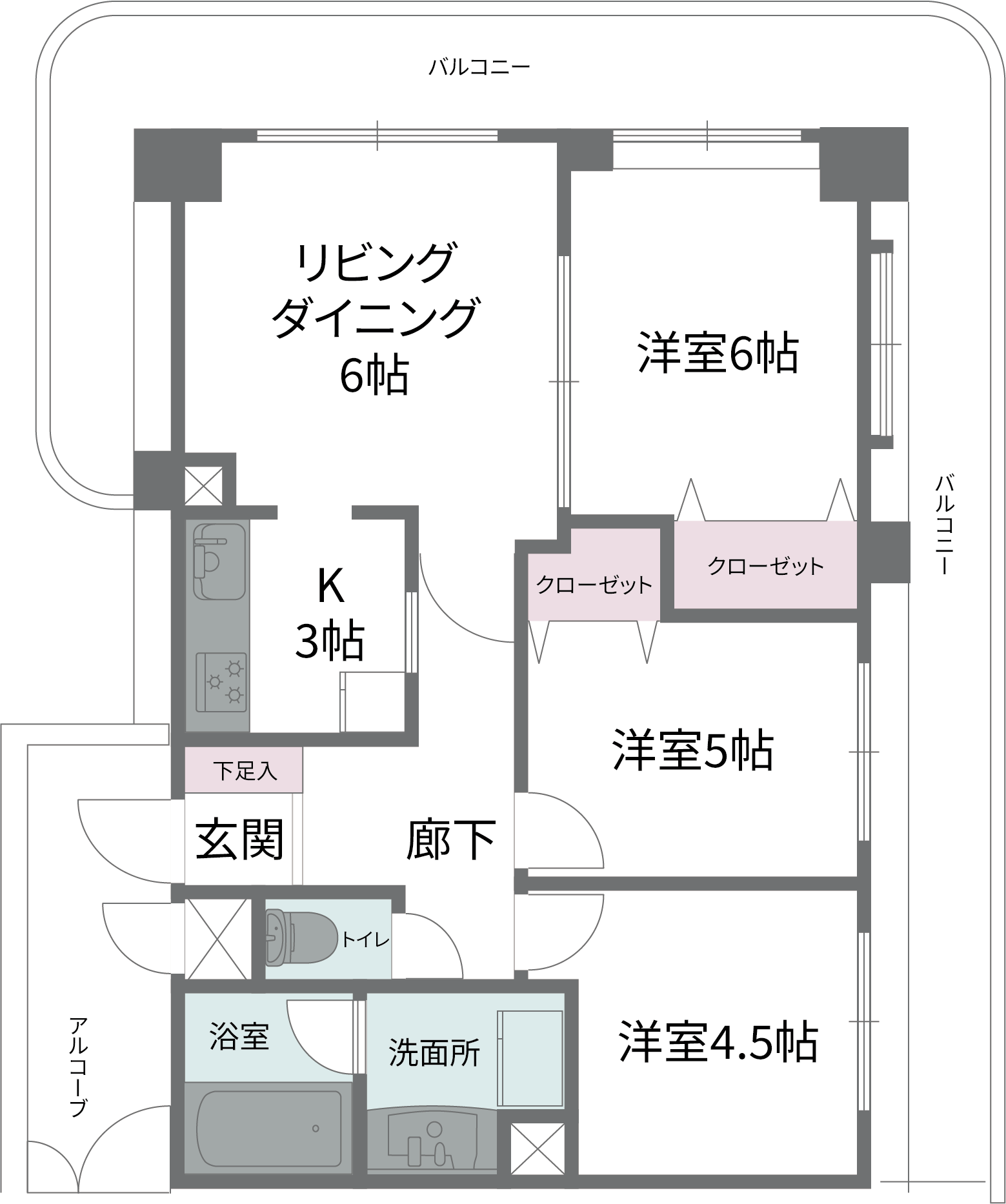 間取り図1階